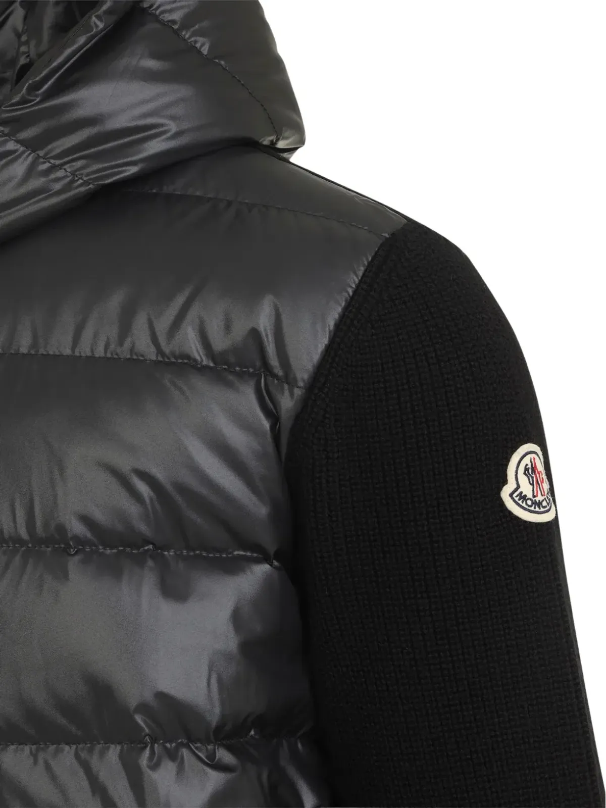 Moncler フード付きキルティングジャケット - 画像3