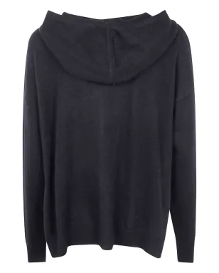 absolut cashmere フード付きジップフロント カシミヤカーディガン - サムネイル2