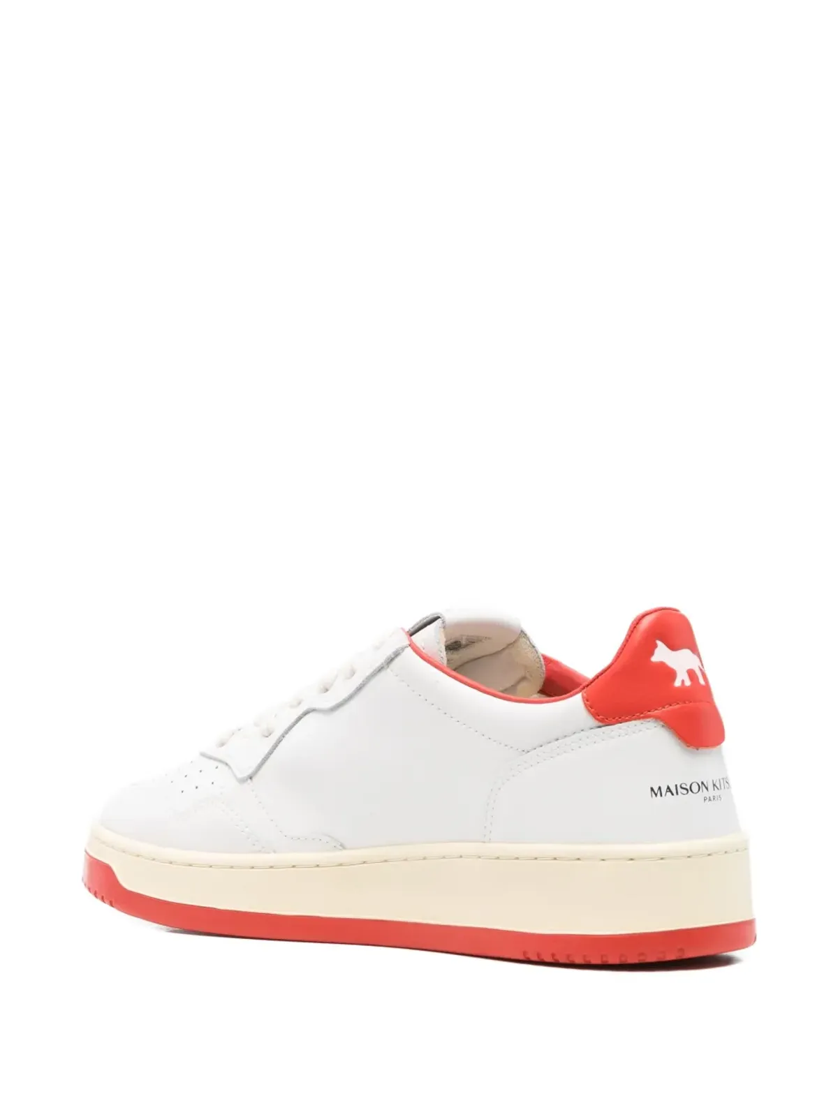 Maison Kitsuné x Autry メダリスト スニーカー ホワイト - 画像3