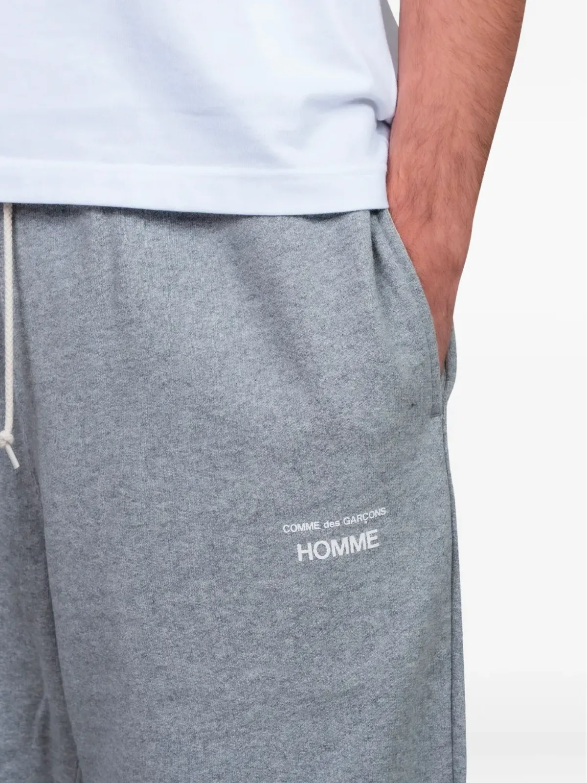 Comme des Garçons Homme ドローコード付きスウェットパンツ - 画像4