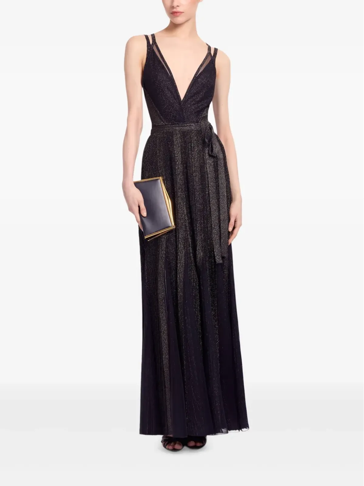 Elie Saab メタリックニットボディスーツ - 画像2