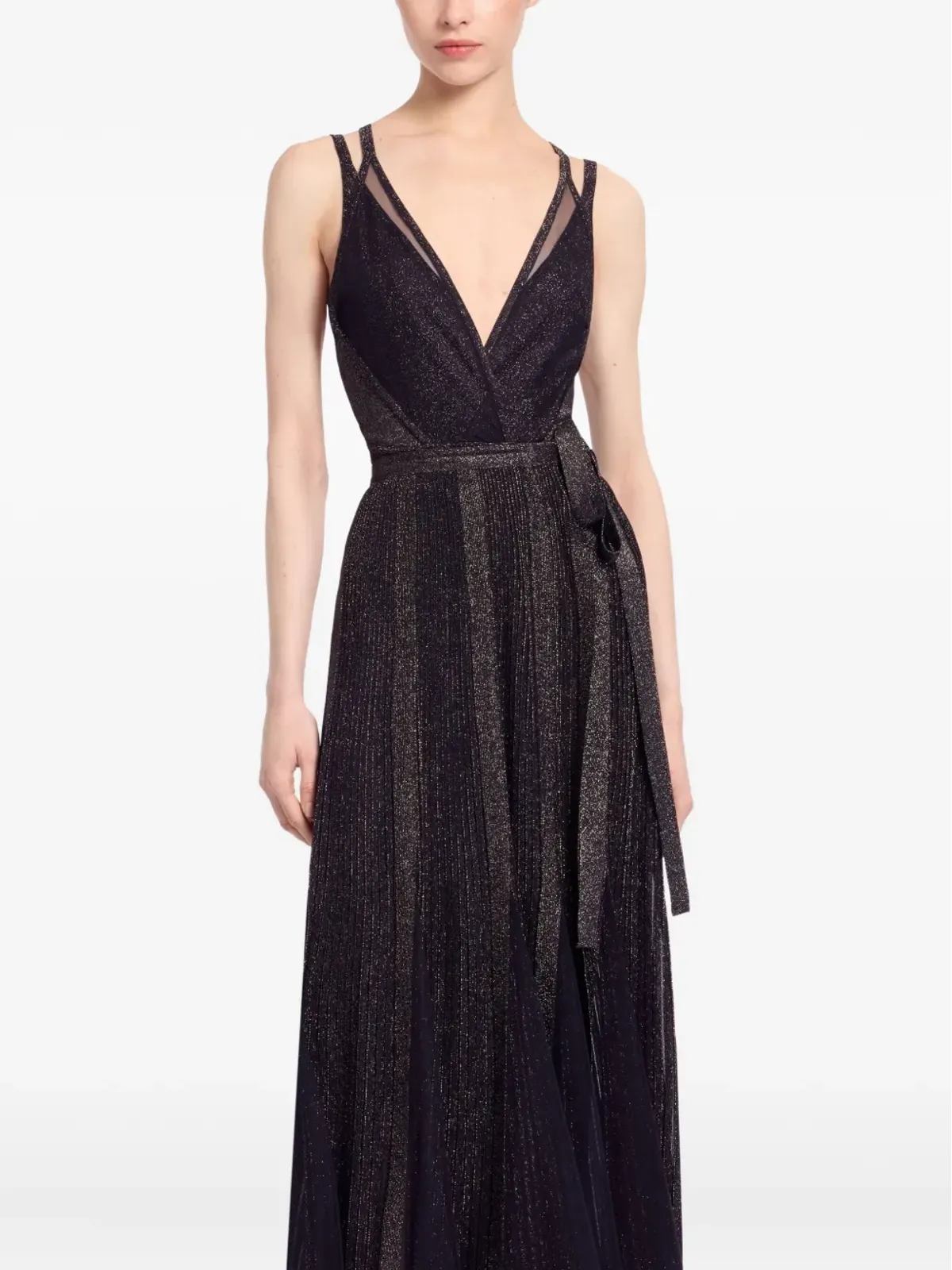 Elie Saab メタリックニットボディスーツ - 画像3