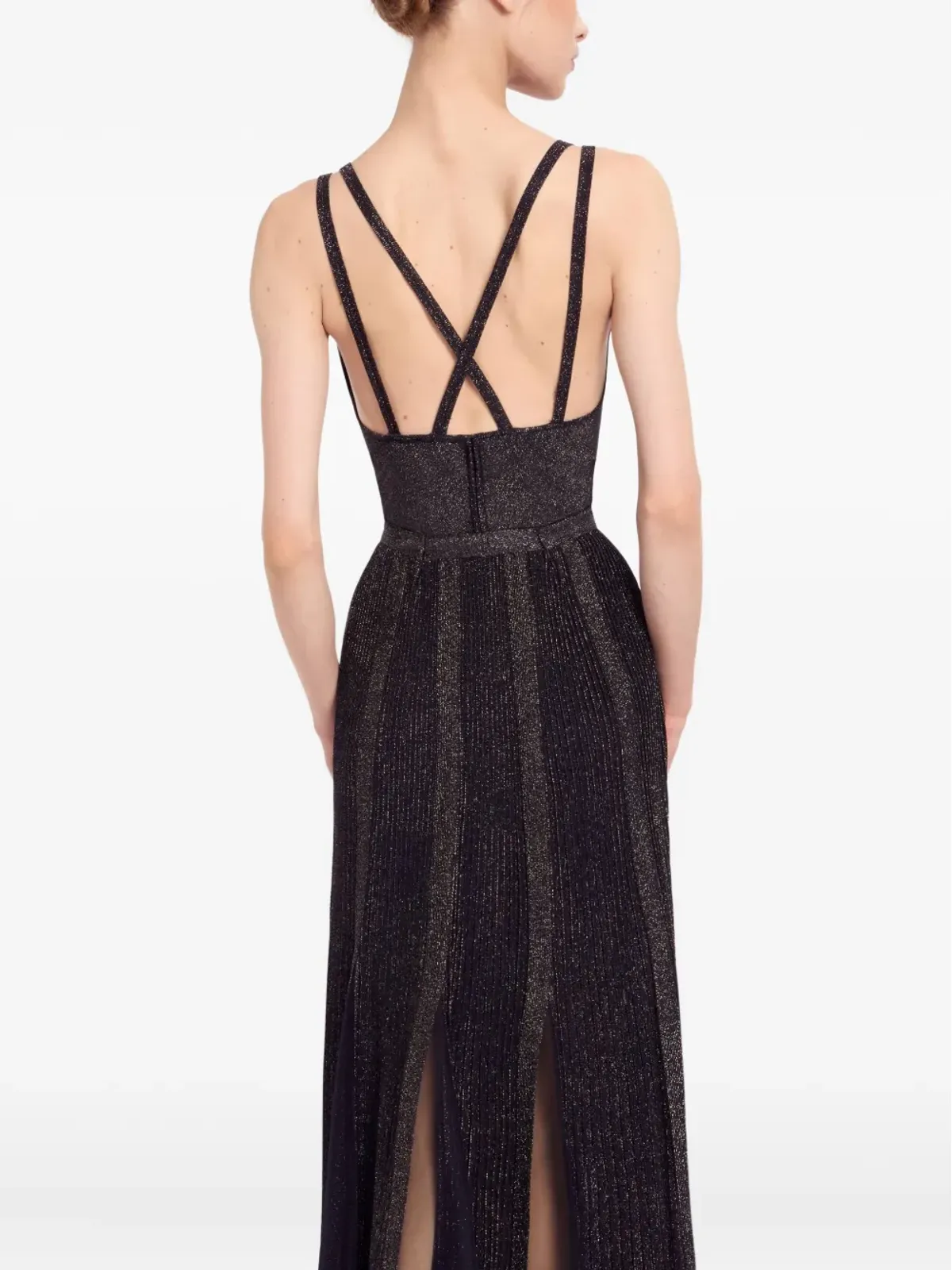 Elie Saab メタリックニットボディスーツ - 画像4