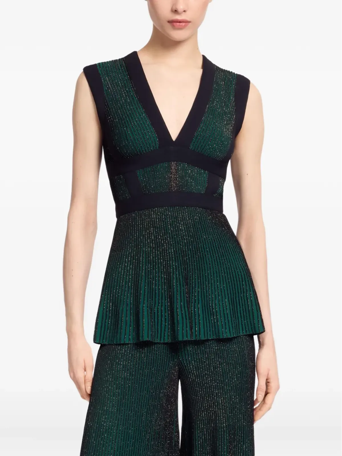 Elie Saab メタリックトップス - 画像3