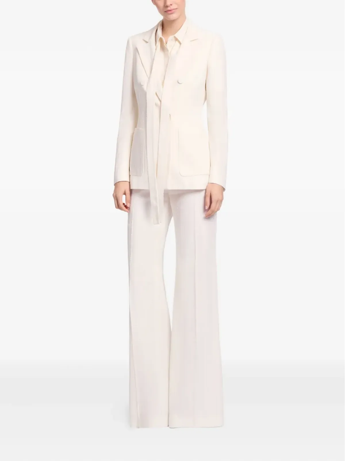 Elie Saab ピンストライプパンツ - 画像2