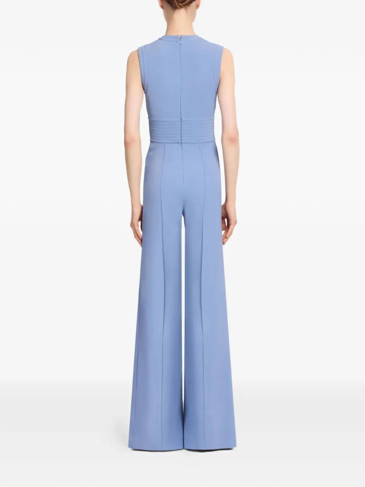 Elie Saab レースアップ丸首ジャンプスーツ - 画像3