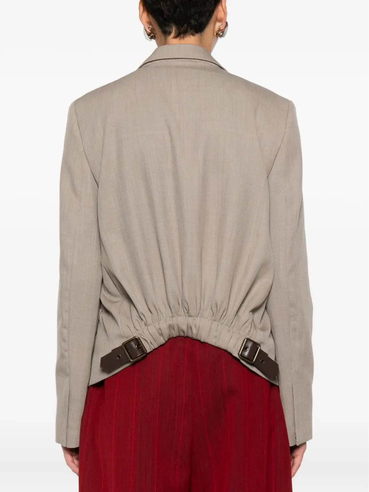 LOEWE シングルブレスト ウールブレザー - 画像4