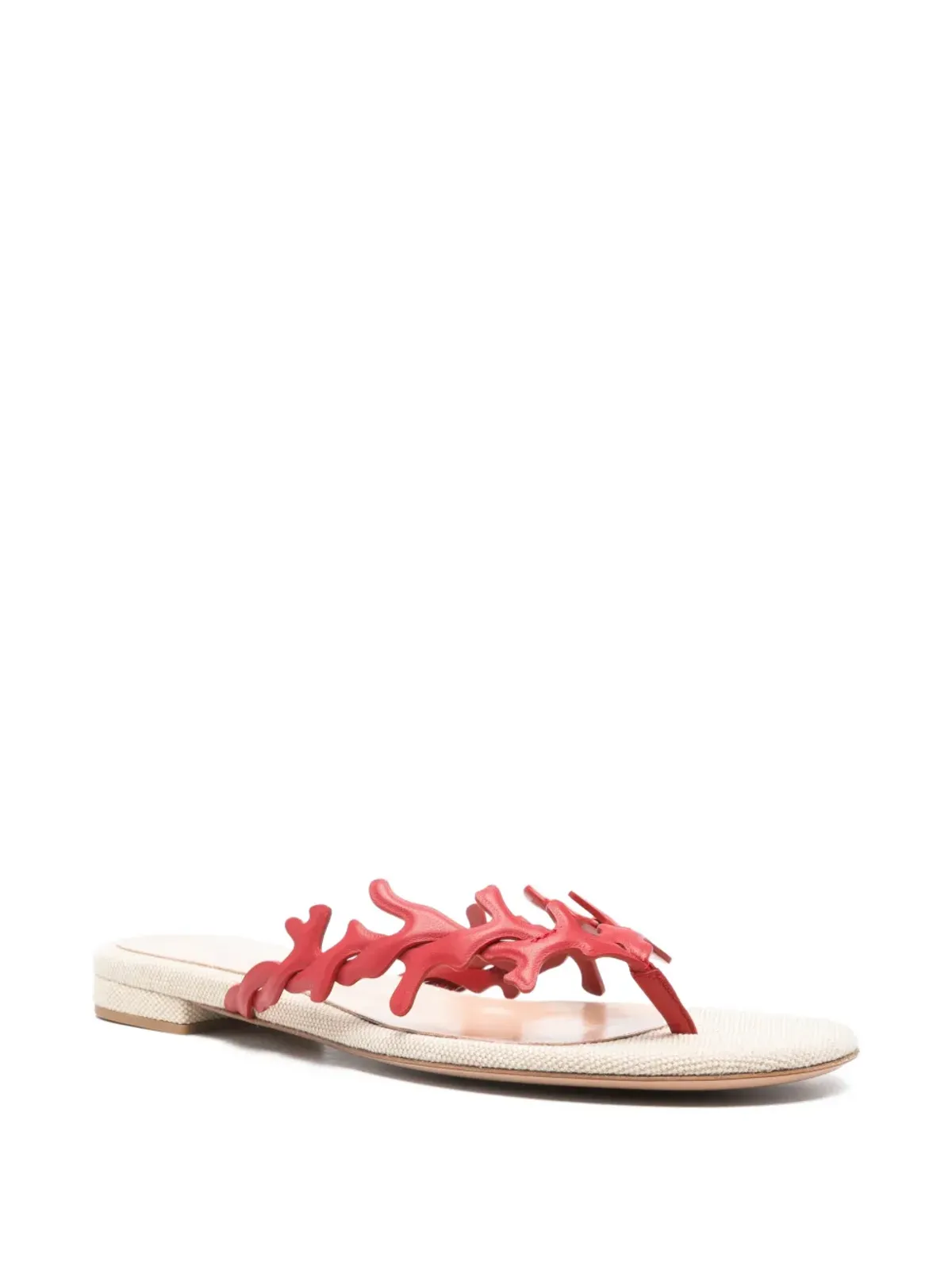 Gianvito Rossi オーシャン トングストラップ フラットサンダル - 画像2
