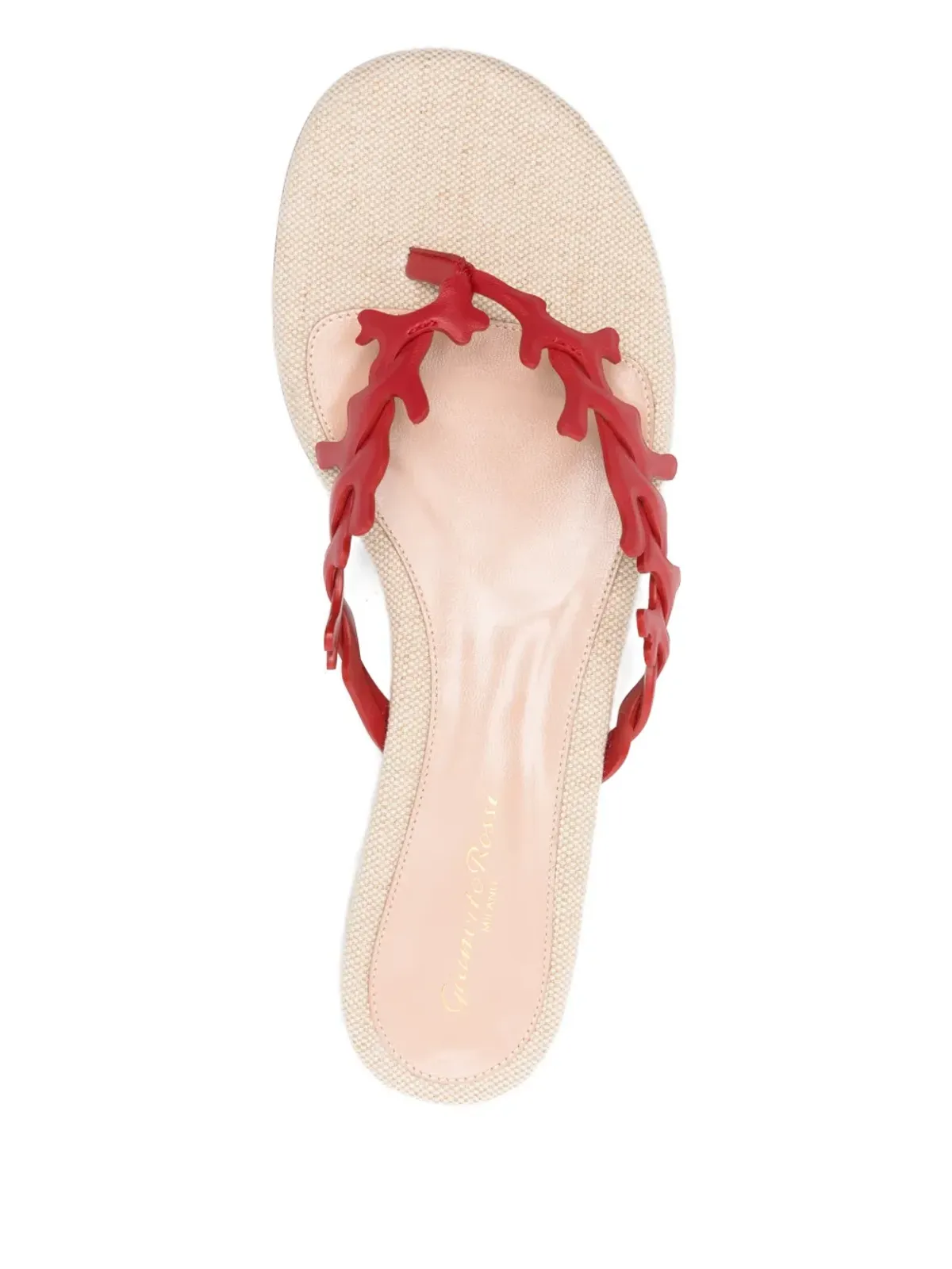 Gianvito Rossi オーシャン トングストラップ フラットサンダル - 画像4