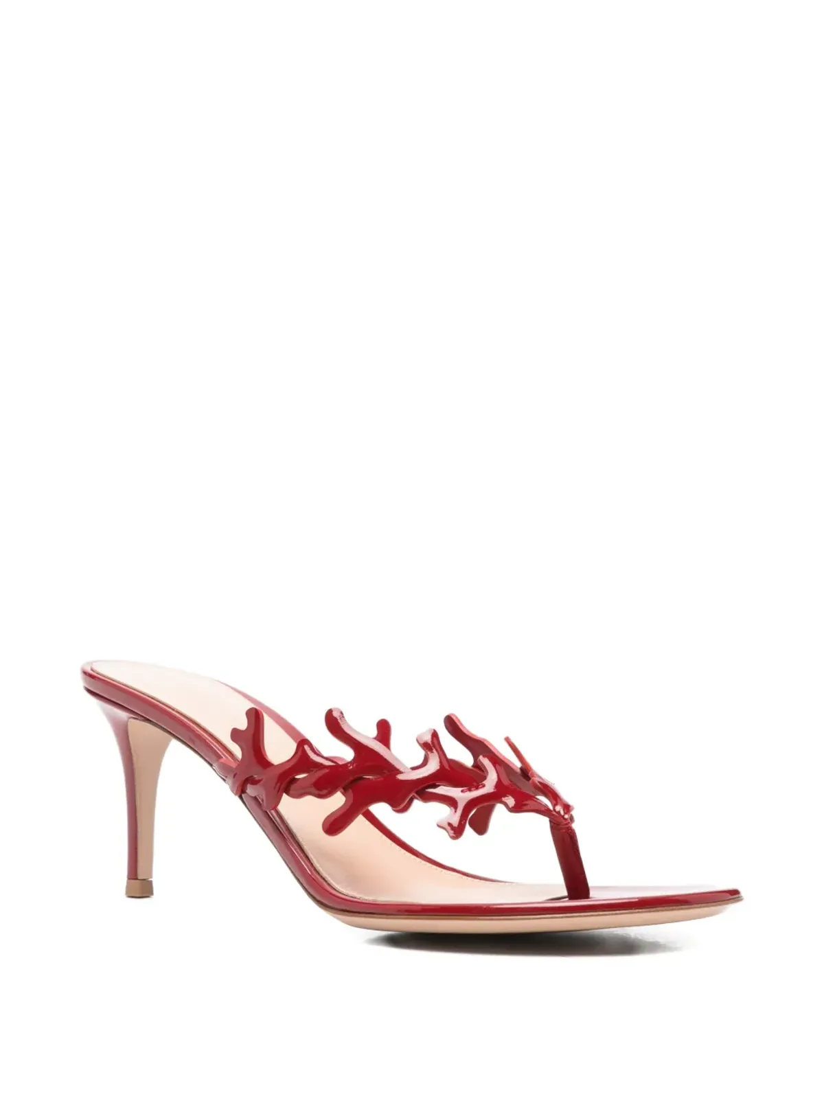 Gianvito Rossi オーシャン トングサンダル - レッド - 画像2