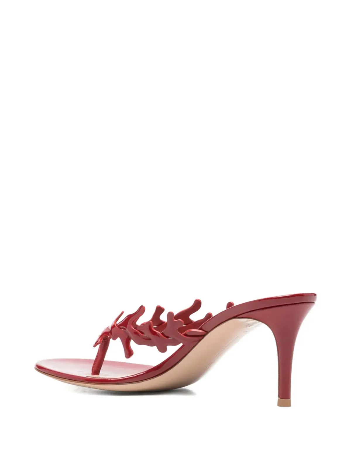 Gianvito Rossi オーシャン トングサンダル - レッド - 画像3