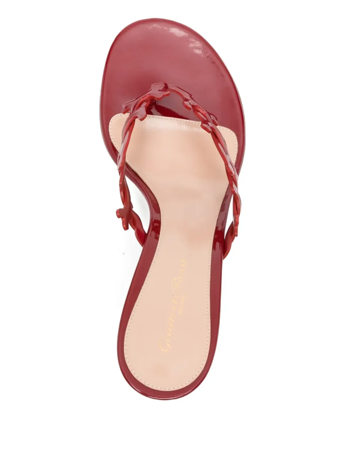 Gianvito Rossi オーシャン トングサンダル - レッド - 画像4