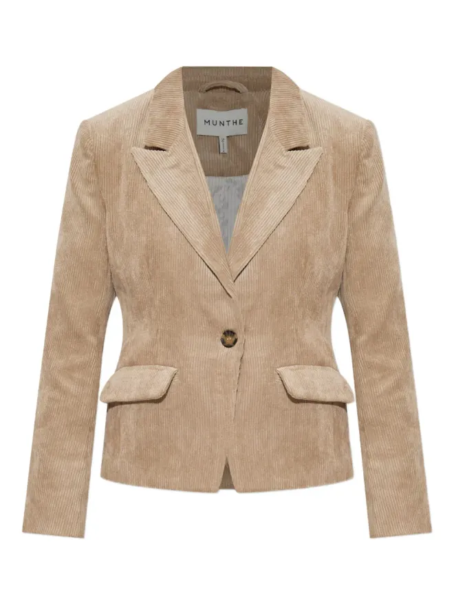 MUNTHE MUNTHE コーデュロイ シングルブレスト ブレザーの商品画像