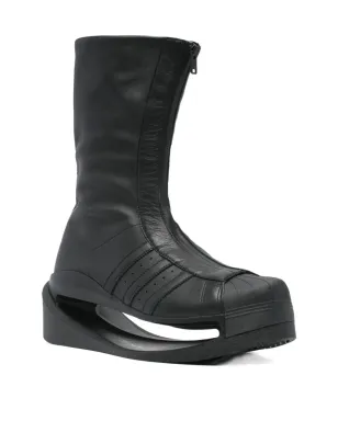 Y-3 ジップフロント・プラットフォームブーツ - サムネイル2