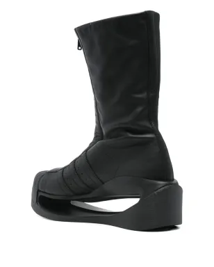Y-3 ジップフロント・プラットフォームブーツ - サムネイル3