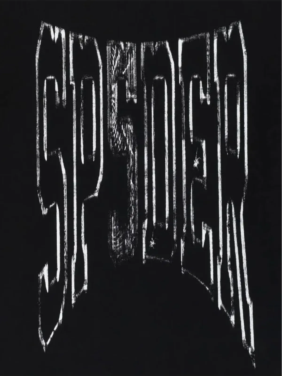 SP5DER Diffused Collegiate Tシャツ - 画像2