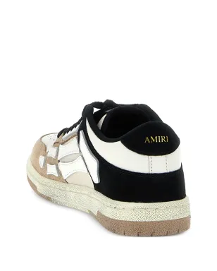 AMIRI ディストレスト・スケル・レザー スニーカー（ベージュ） - サムネイル3