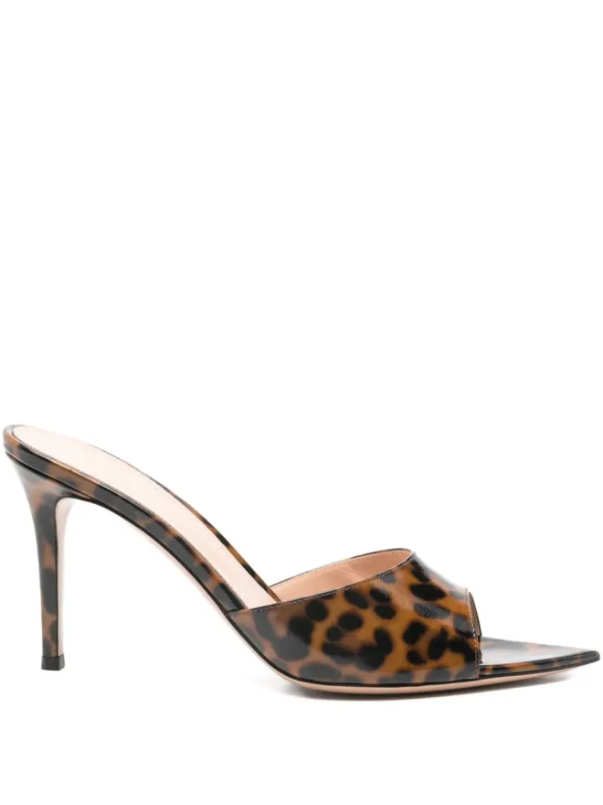 Gianvito Rossi Gianvito Rossi エル レザー ヒールサンダルの商品画像