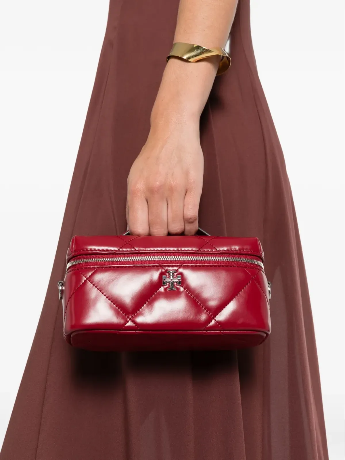 Tory Burch Kira quilted-pattern tote bag - Red - 画像2