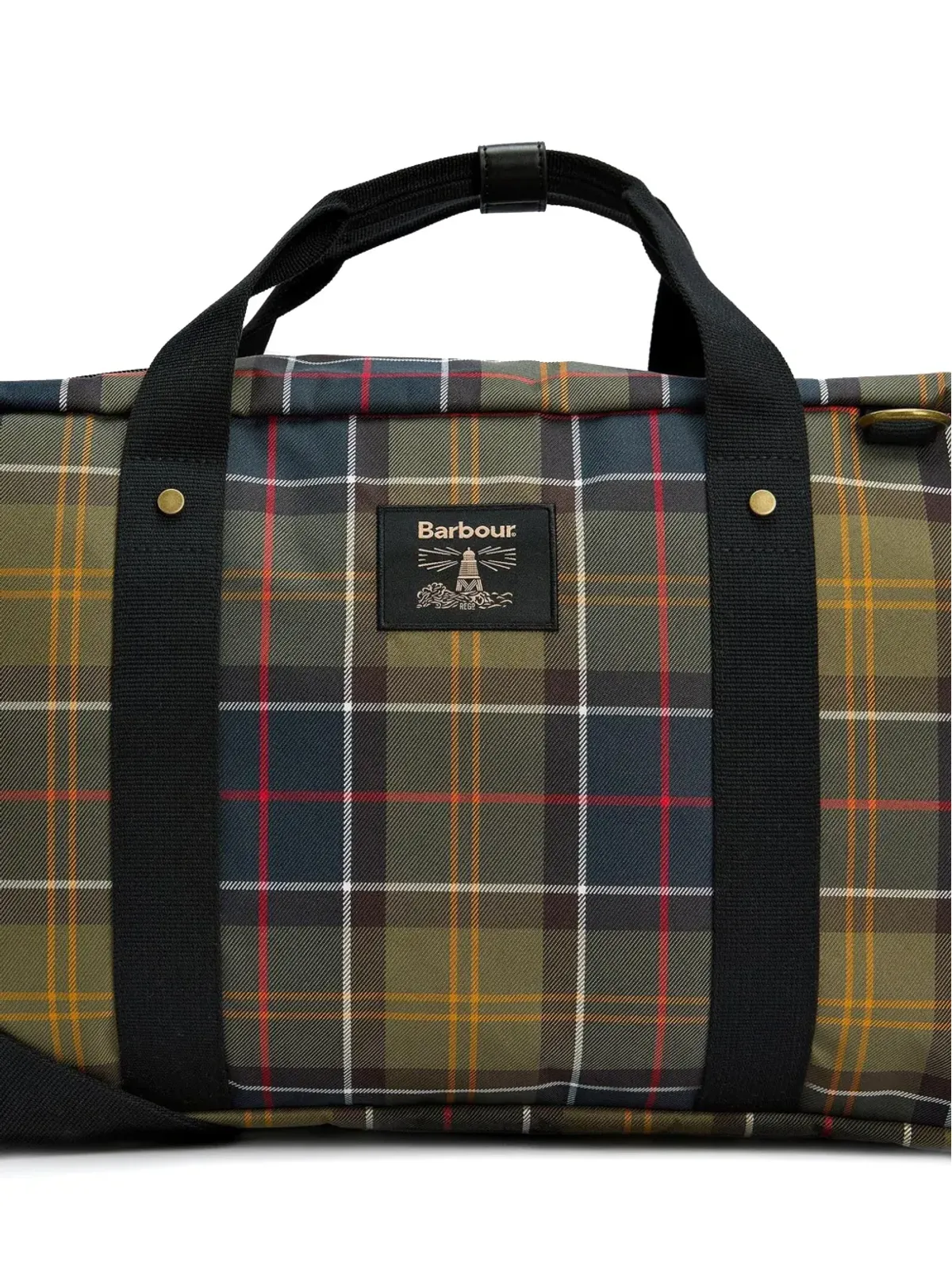 Barbour チェック柄トラベルバッグ - 画像5