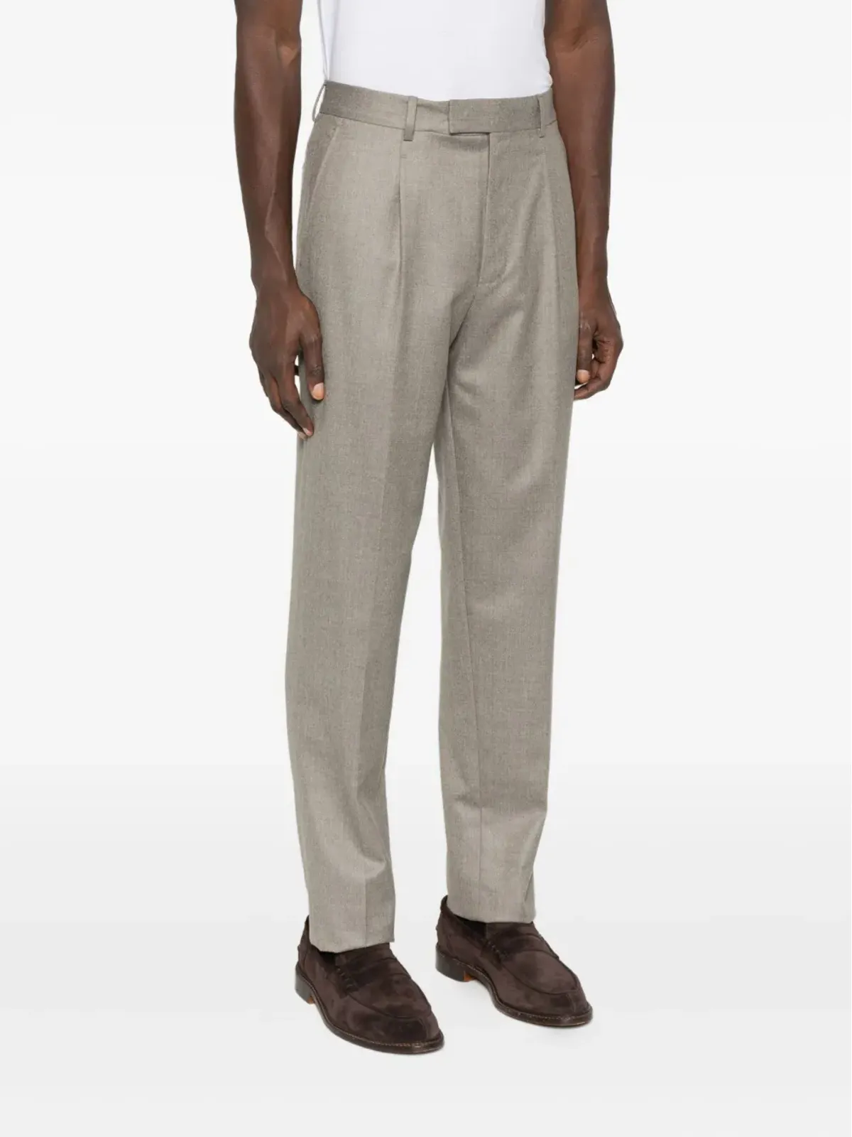 Zegna プレスプリーツパンツ - 画像3