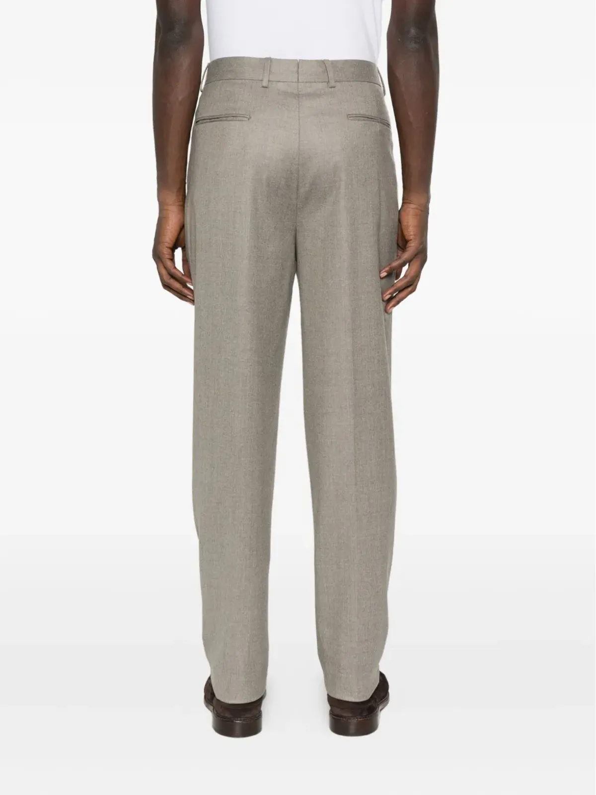 Zegna プレスプリーツパンツ - 画像4