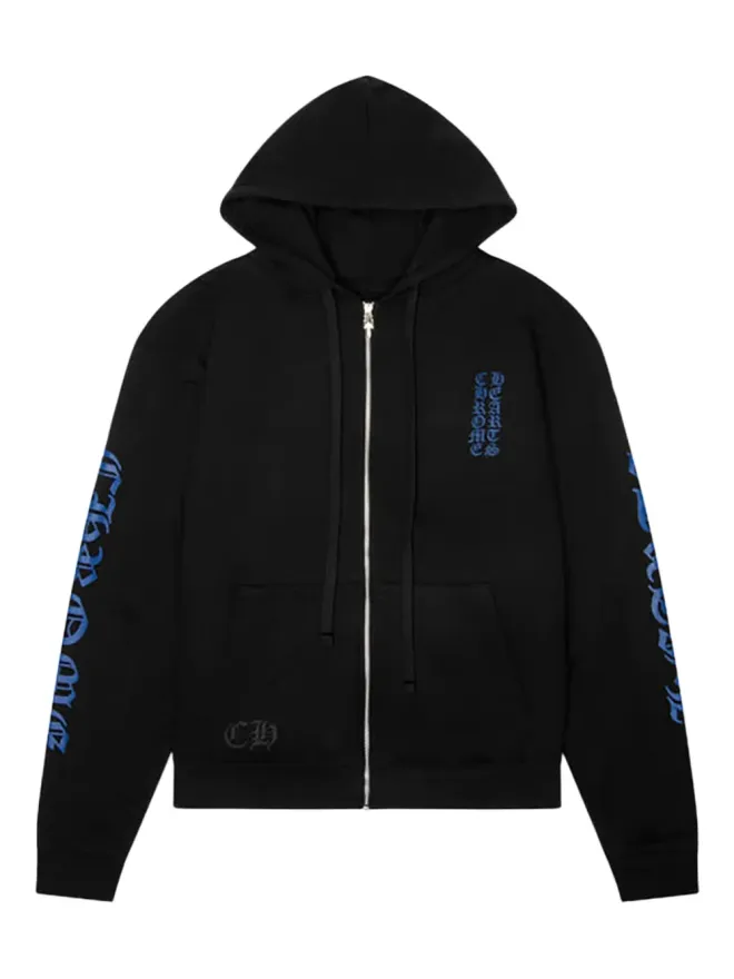 Chrome Hearts Chrome Hearts ジップアップ サーマルフーディー - ブラックの商品画像