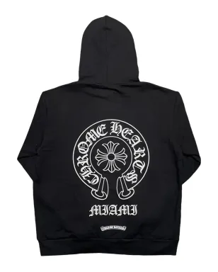 Chrome Hearts ホースシュー・ロゴ フーディ - ブラック - サムネイル2