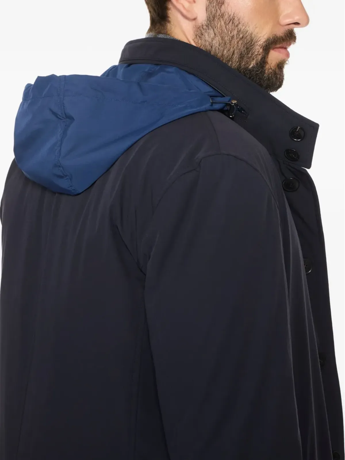 Norwegian Wool ロングトラベラーコート - 画像5