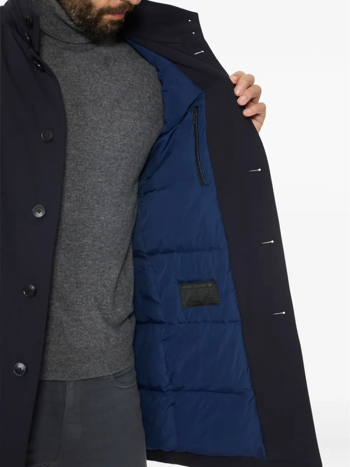 Norwegian Wool ロングトラベラーコート - 画像4