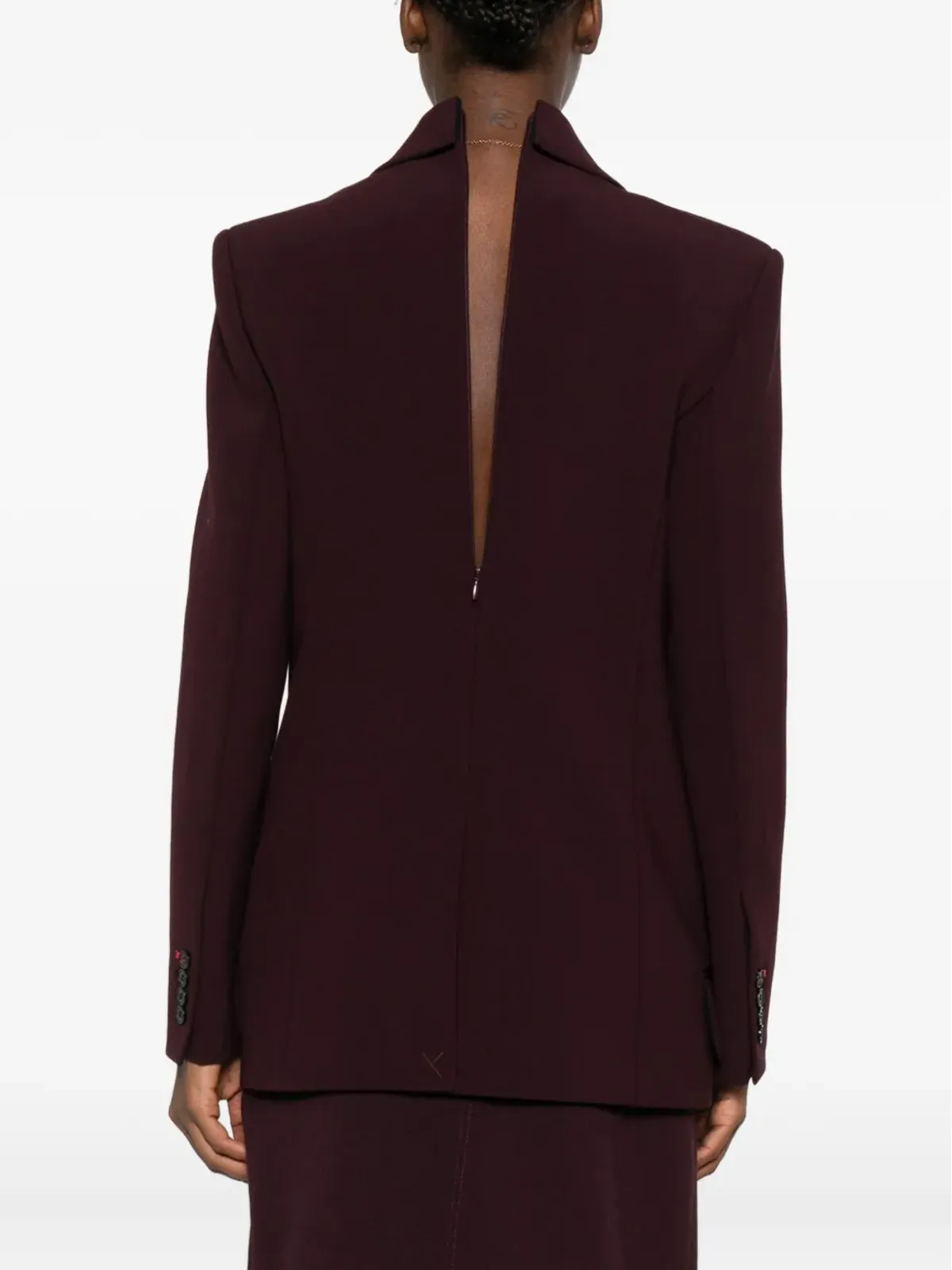 Victoria Beckham ウール混紡ブレザー - 画像4