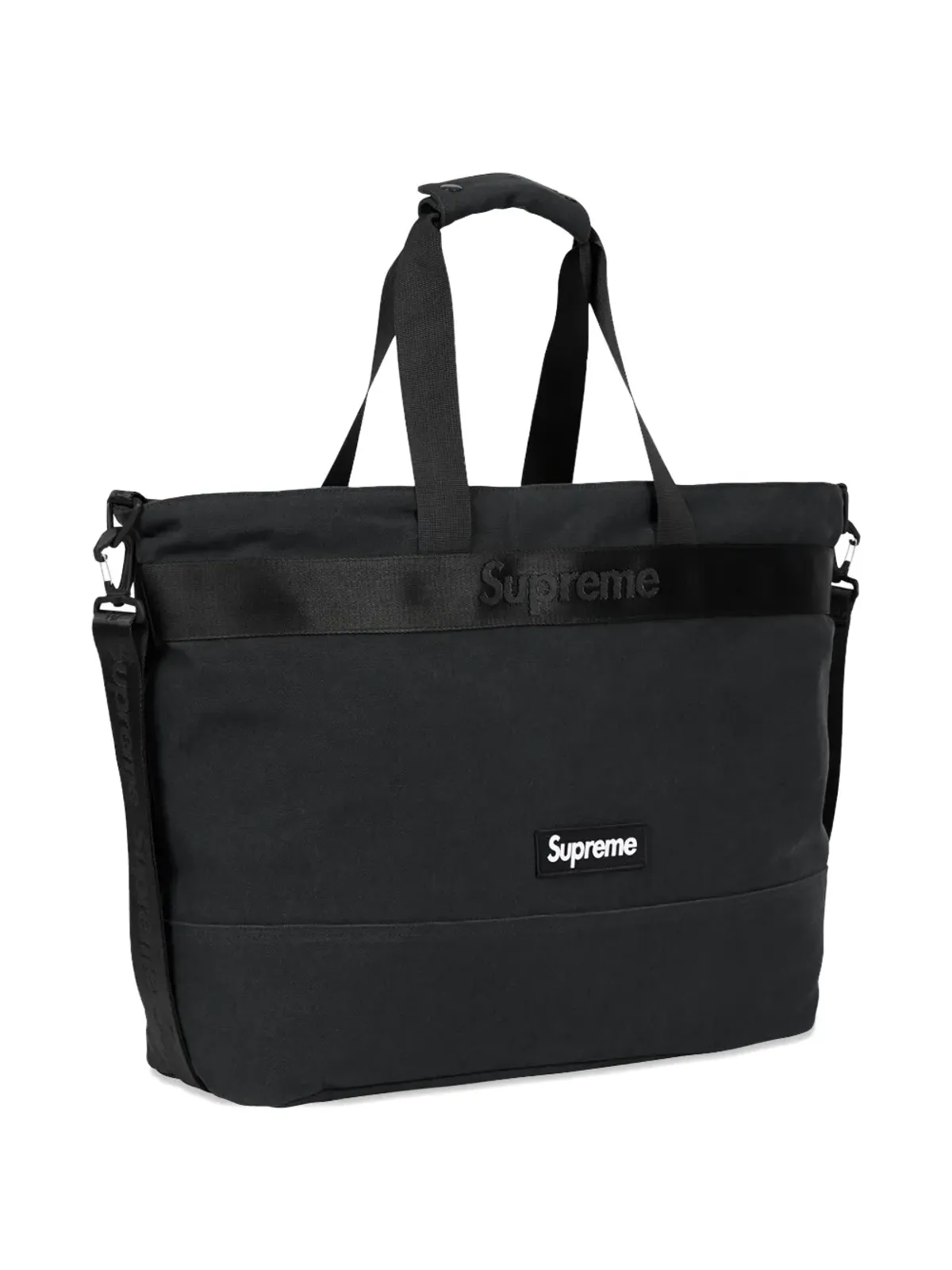 Supreme ロゴプレート トートバッグ - 画像3