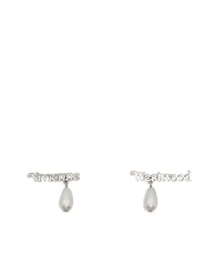 Vivienne Westwood パール装飾ドロップピアス - サムネイル1