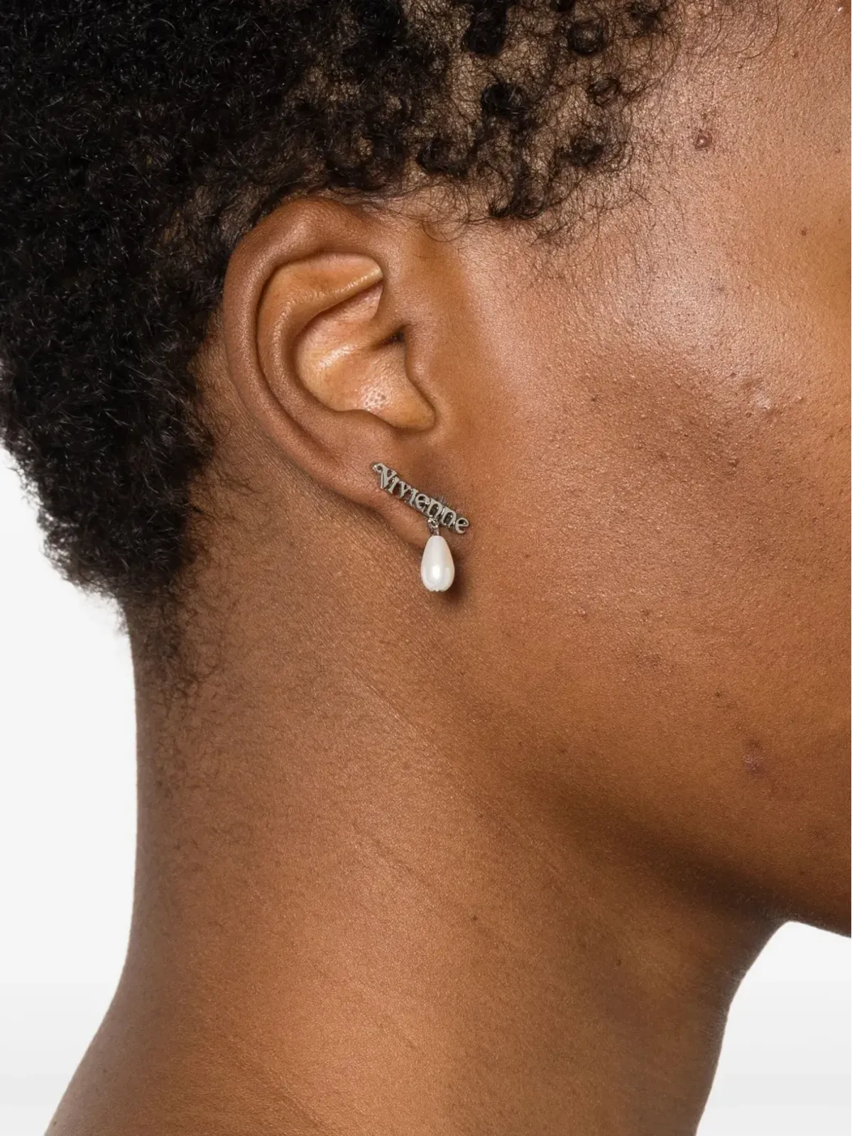 Vivienne Westwood パール装飾ドロップピアス - 画像2