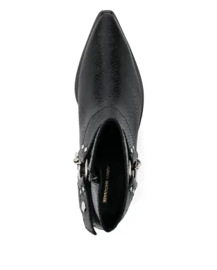 Junya Watanabe 50mm チェーンディテール ブーツ ブラック - サムネイル4