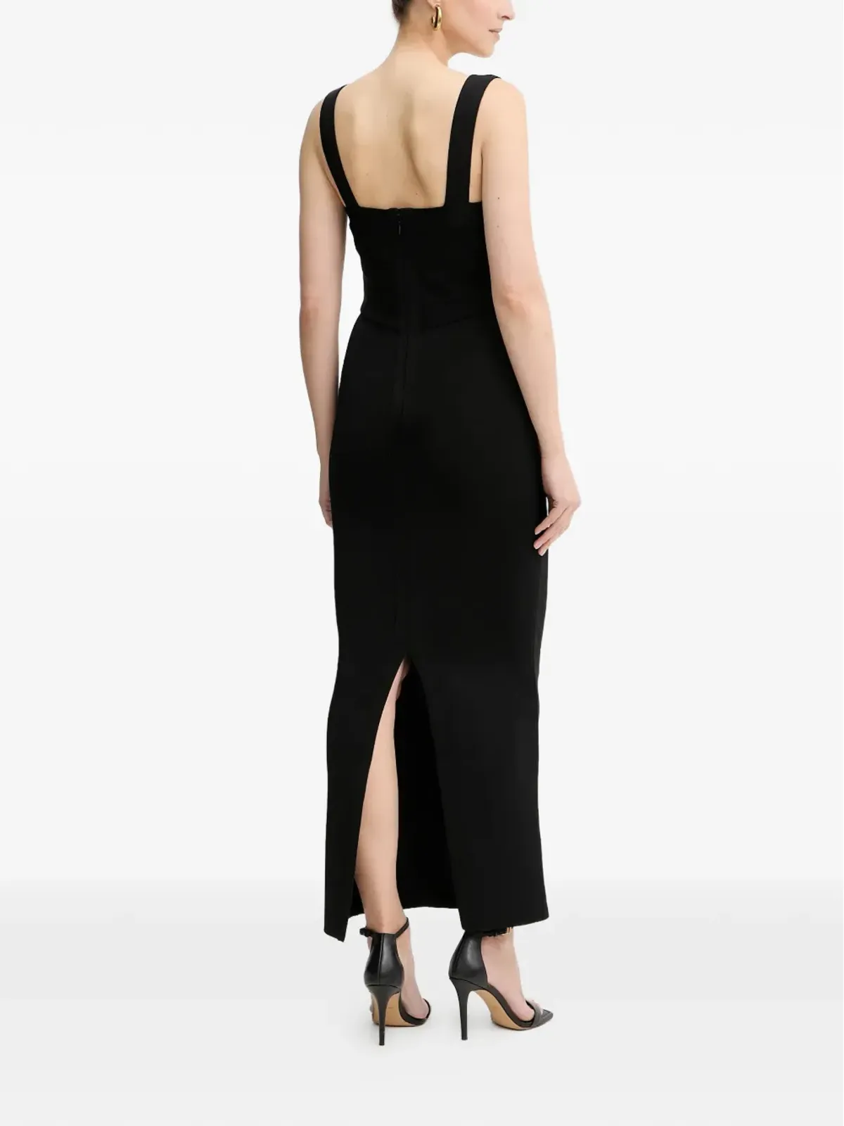 Hervé Léger Alessia cutout strap maxi dress - Black - 画像3