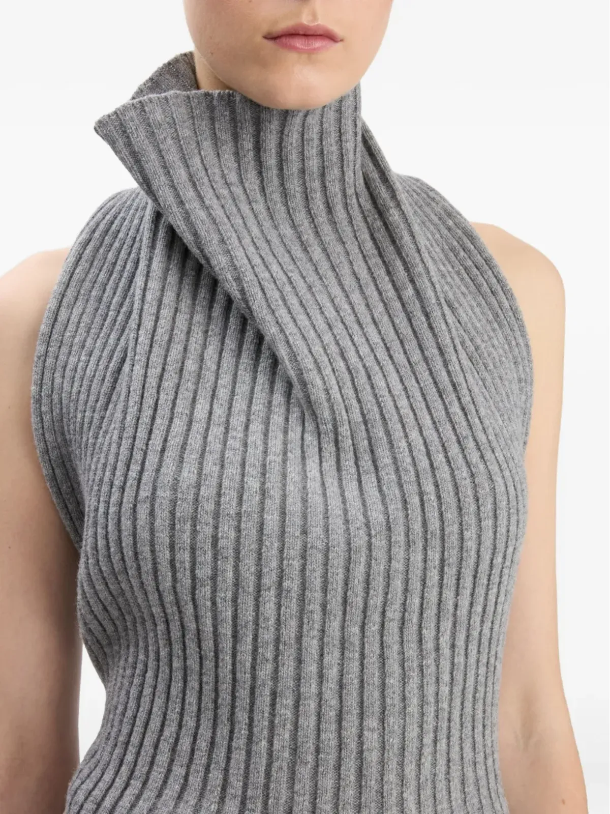Victoria Beckham ドロップウェスト・ストレートレッグパンツ - 画像5