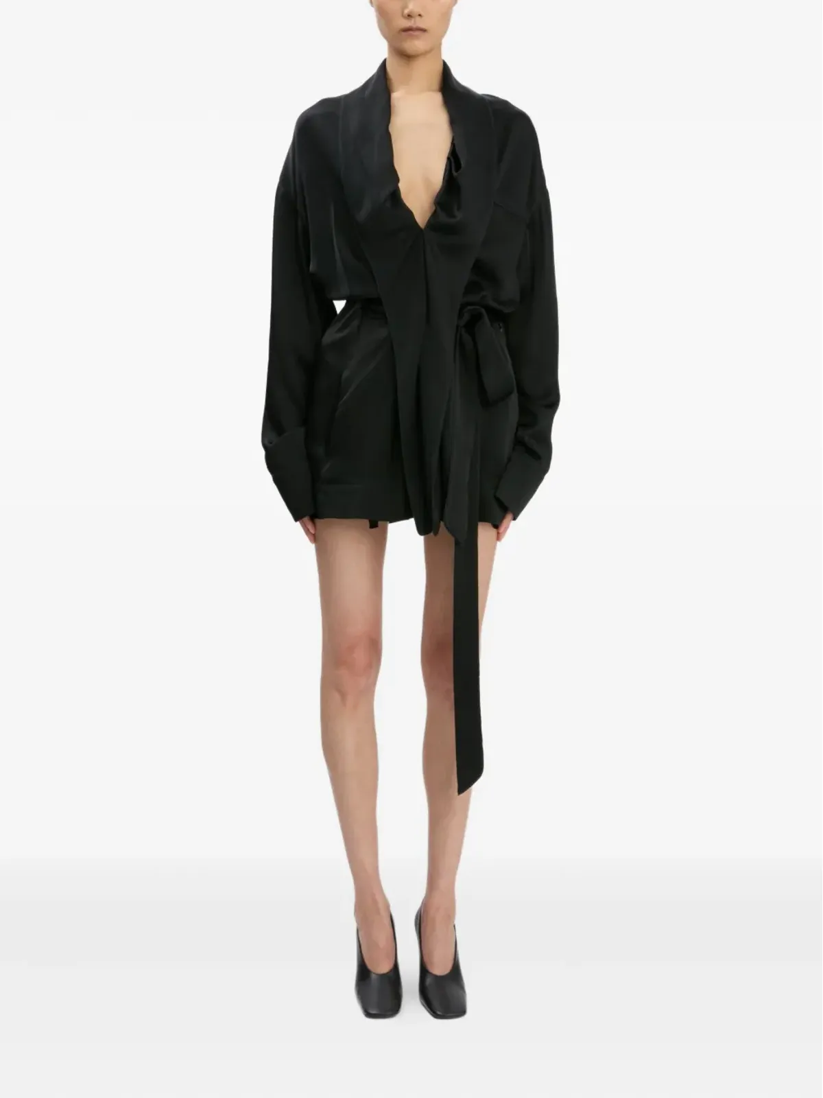 Victoria Beckham ラップデザインミニドレス - 画像2