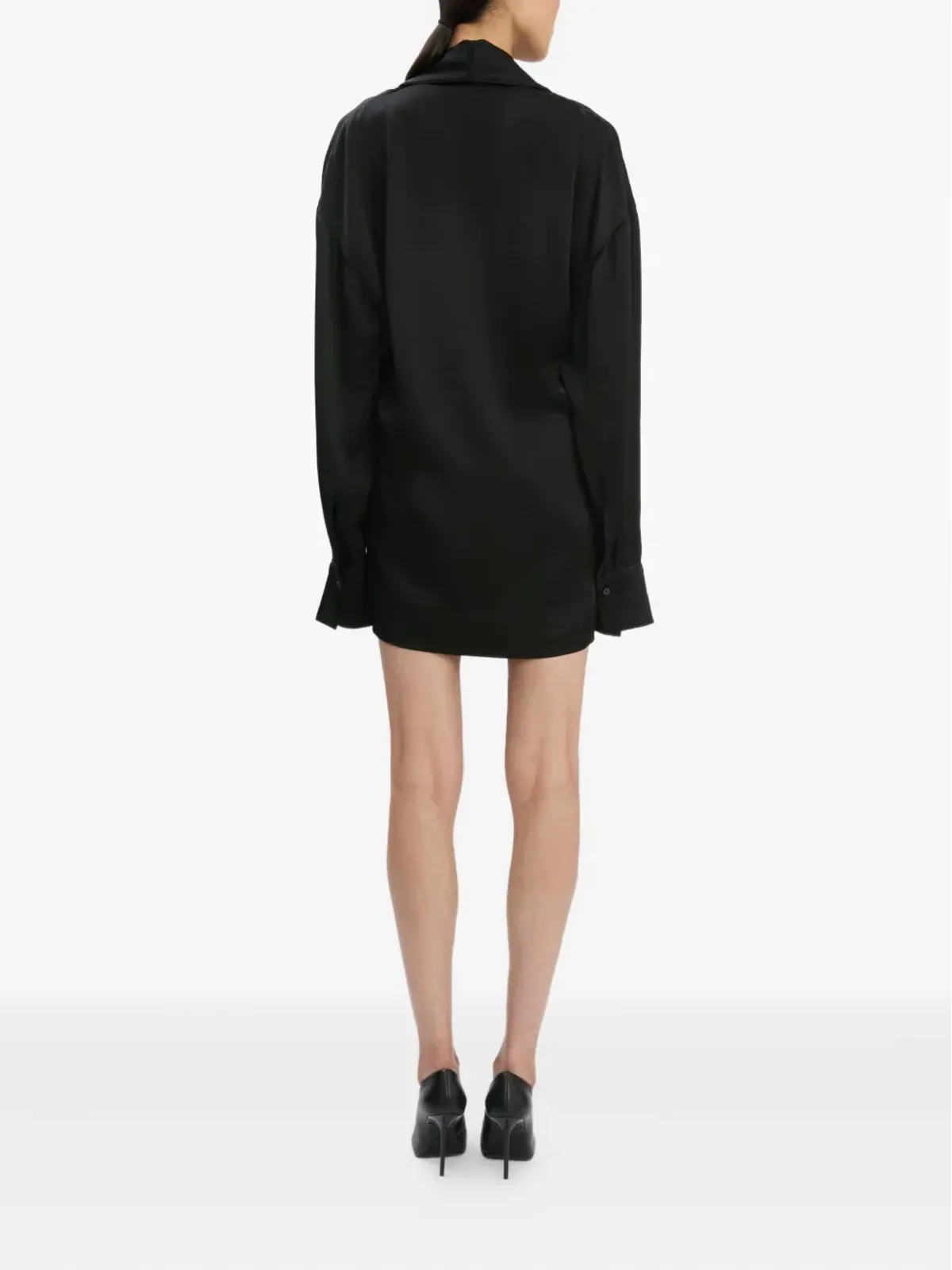 Victoria Beckham ラップデザインミニドレス - 画像4
