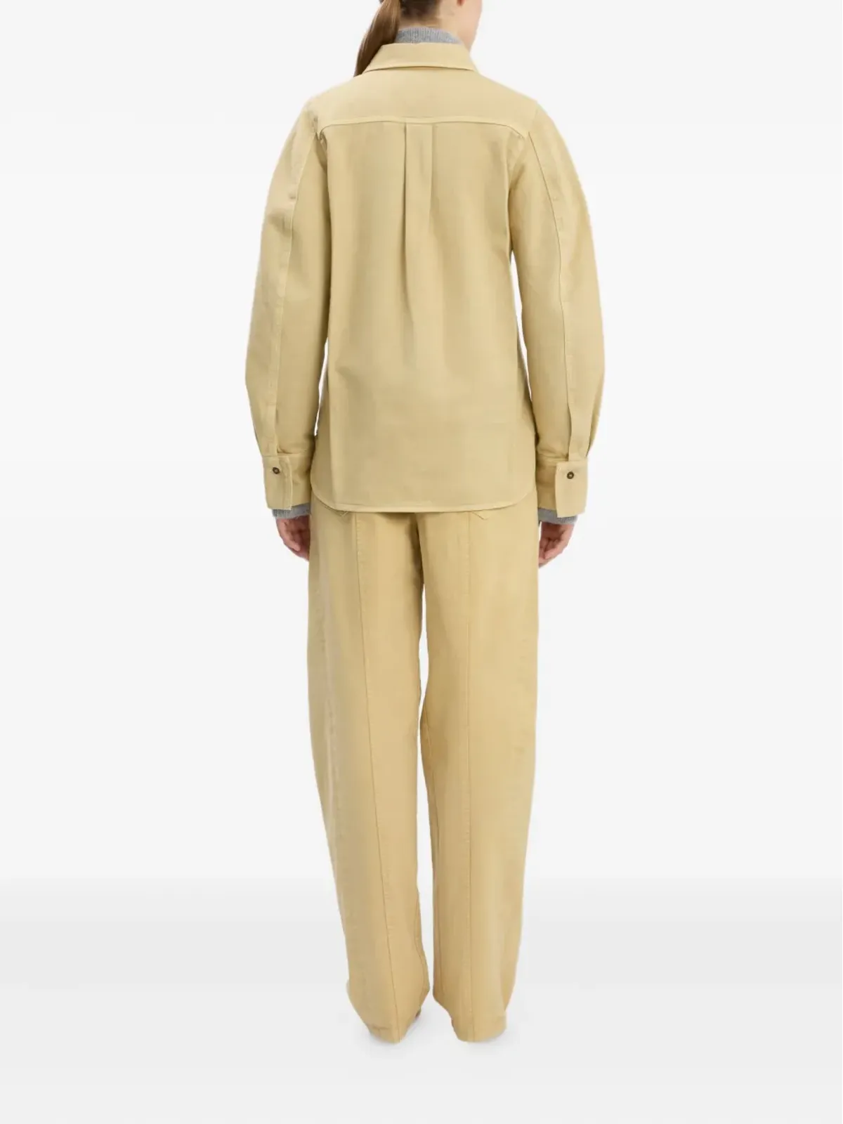 Victoria Beckham ボタンカフスシャツ - Yellow - 画像4