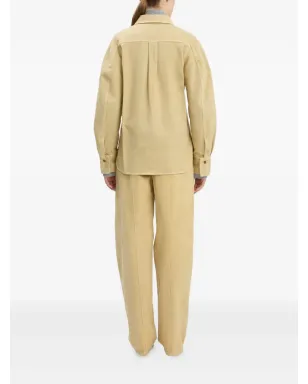 Victoria Beckham ボタンカフスシャツ - Yellow - サムネイル4
