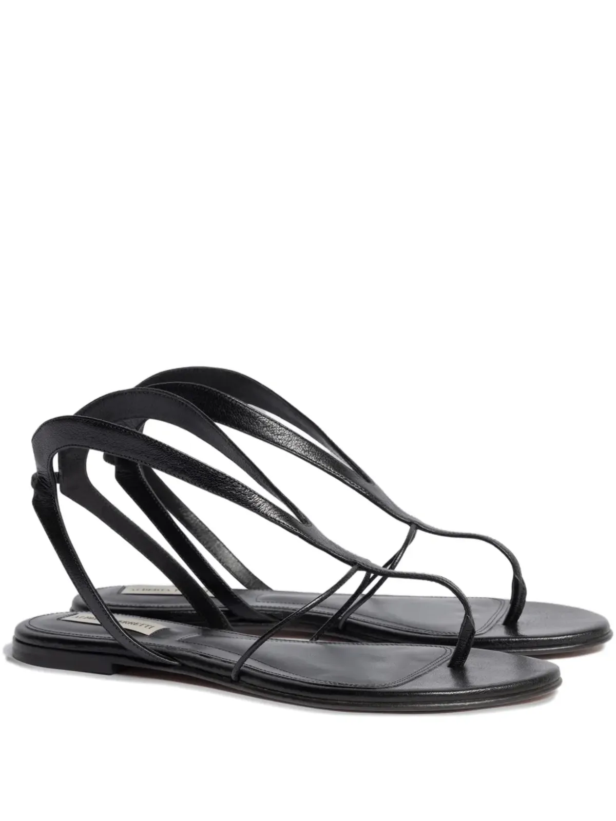Alberta Ferretti ストラップレザーサンダル - 画像1
