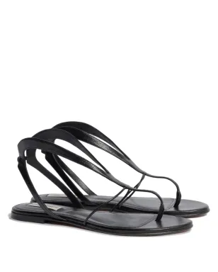 Alberta Ferretti ストラップレザーサンダル - サムネイル1