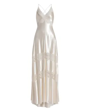 Alberta Ferretti レースパネルドレス - サムネイル1