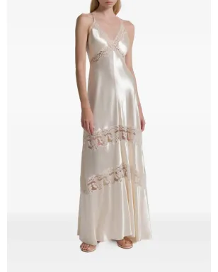 Alberta Ferretti レースパネルドレス - サムネイル2