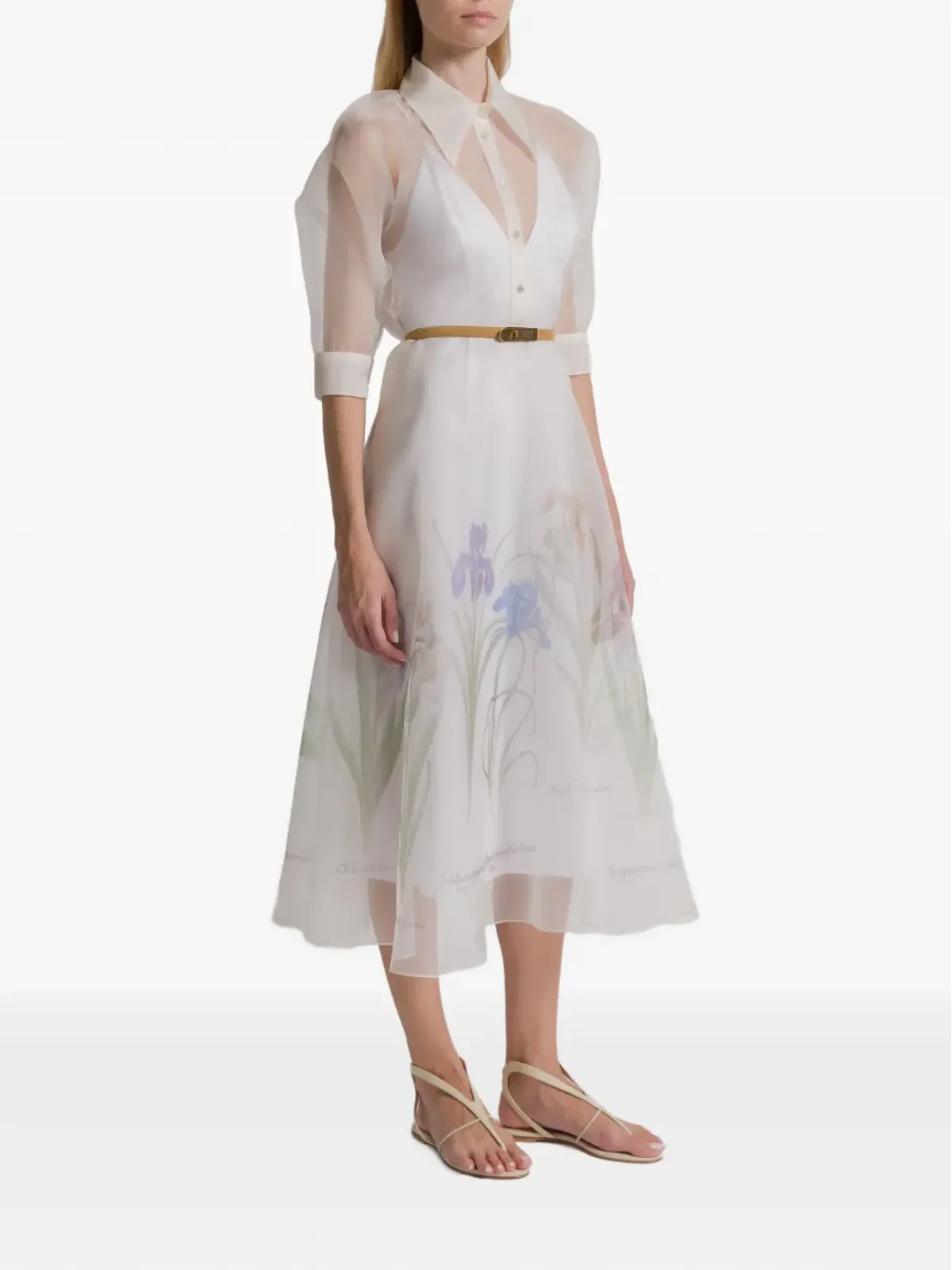 Alberta Ferretti フローラルドレス - 画像2
