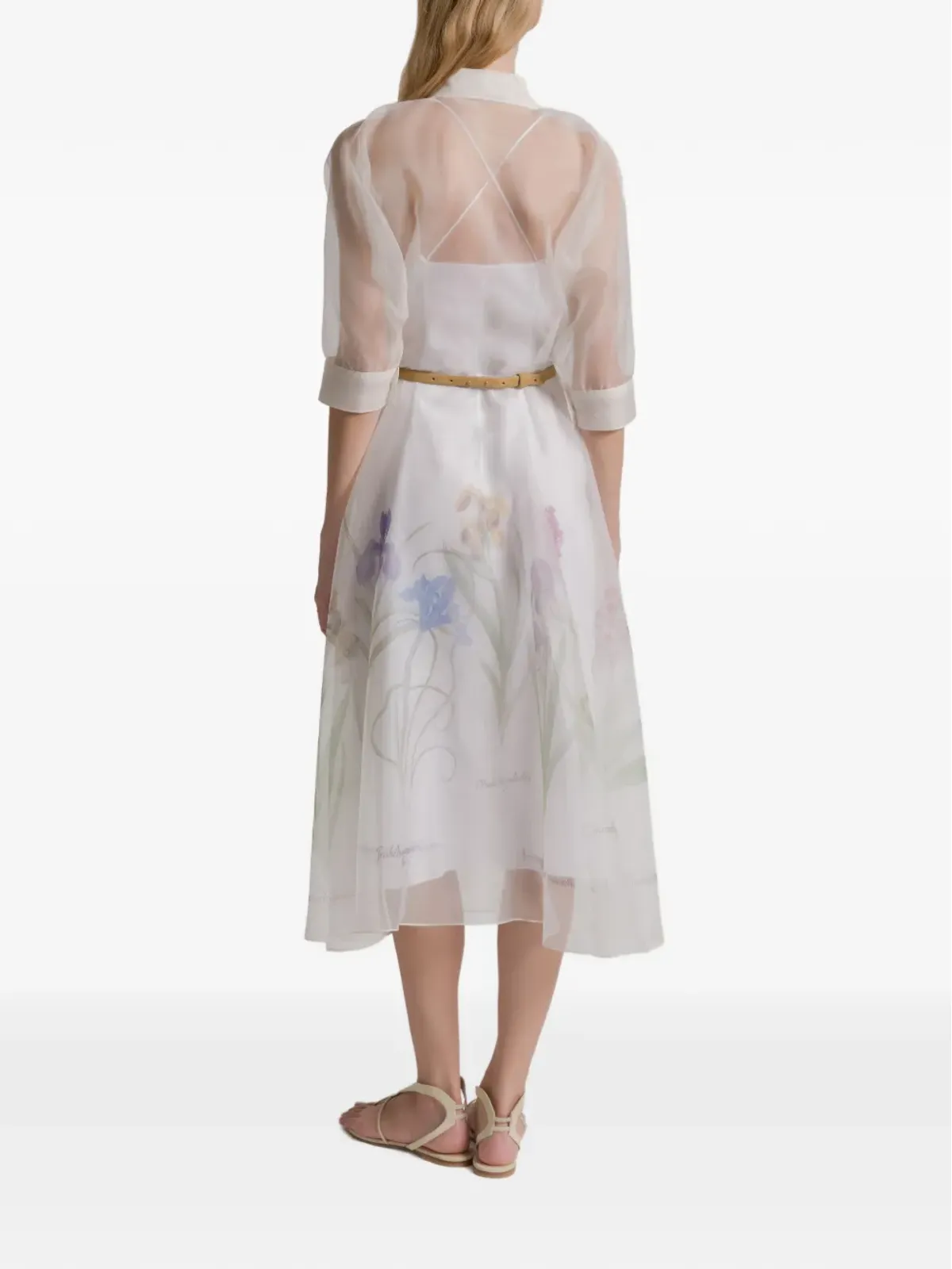 Alberta Ferretti フローラルドレス - 画像3