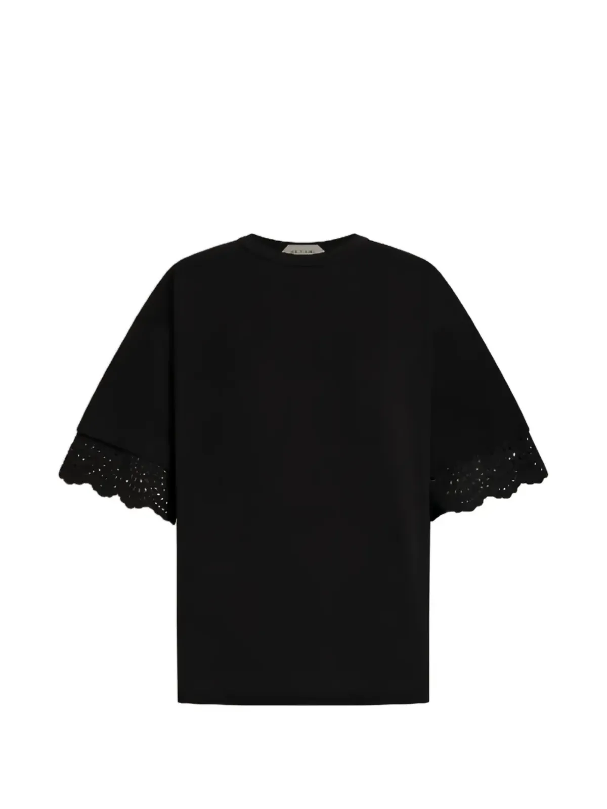 Alberta Ferretti レース袖のTシャツ - 画像1