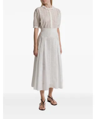 Alberta Ferretti フリルアイレットブラウス - サムネイル2