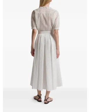 Alberta Ferretti フリルアイレットブラウス - サムネイル3